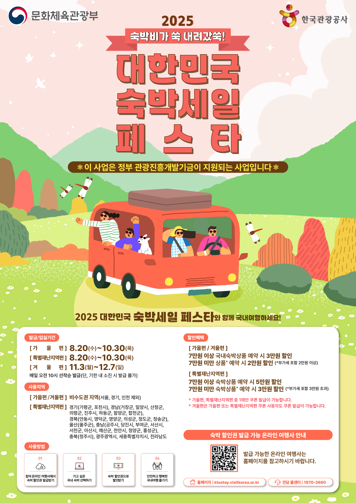 숙박비 부담 낮춘다…‘2025 숙박세일페스타 겨울편’ 12월 7일까지 진행